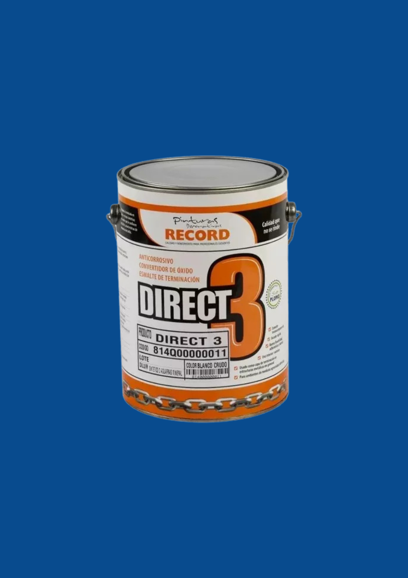 Anticorrosivo 3 en 1 DIRECT 3 Azul Pacífico